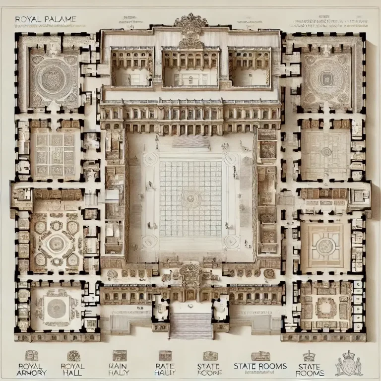plano palacio real madrid